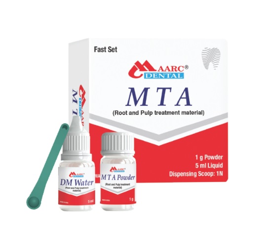 MTA White Repair Material Fast Set, 1g powder + 5ml liquid