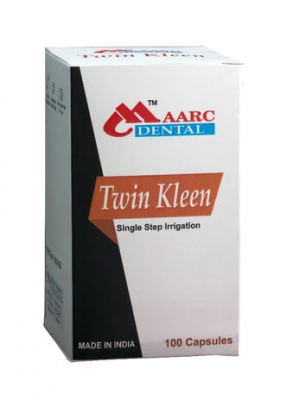 Twinkleen (single step irrigation) (can be used with Sodium hypo - & no need to use EDTA Paste) - 25 capsules